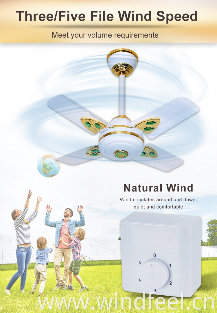 Summer Air Cooling 24inch Electrical Ceiling Fan